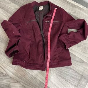 Burgundy Jaket